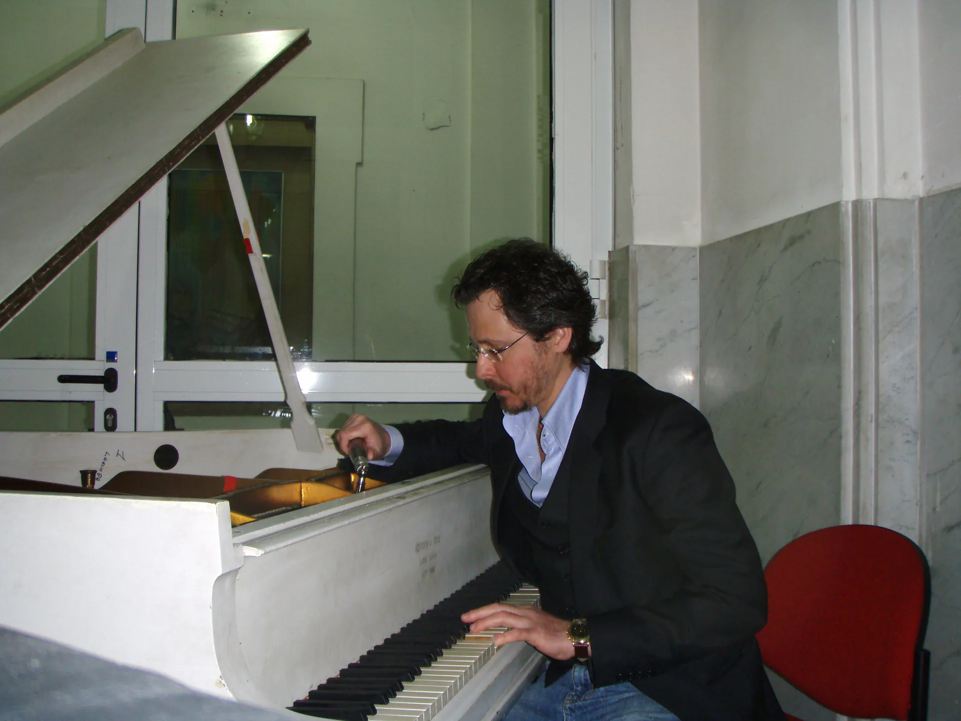 Accordatura pianoforte. Conservatorio di Musica "Santa Cecilia" di Roma.
