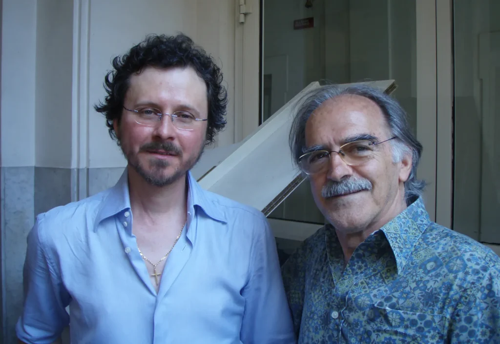 M° Andrea Dominici e M° Fausto Di Cesare,Conservatorio di Musica Santa Cecilia di Roma.